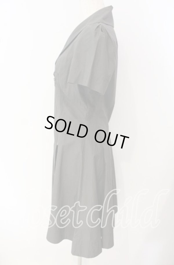 画像3: ヴィヴィアンウエストウッド 中古 / フロントZIP半袖ワンピース 2 グレー  O-25-09-21-079-op-IG-ZH (3)