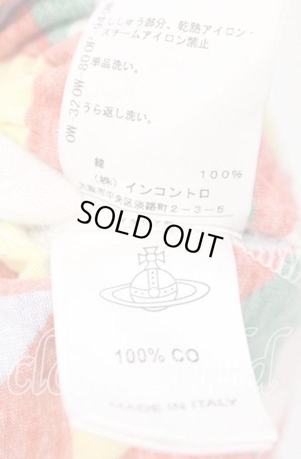 画像6: ANGLOMANIA 中古 / 総柄カットソー S マルチカラー  O-25-09-21-008-to-IG-OS (6)