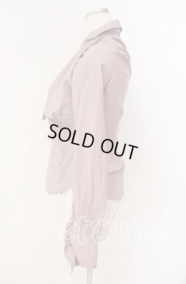 画像3: ヴィヴィアンウエストウッド 中古 / 2023 DRUNKEN シャツ  レッドストライプ  O-25-09-21-084-bl-IG-OS (3)