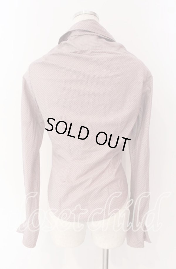 画像4: ヴィヴィアンウエストウッド 中古 / 2023 DRUNKEN シャツ  レッドストライプ  O-25-09-21-084-bl-IG-OS (4)