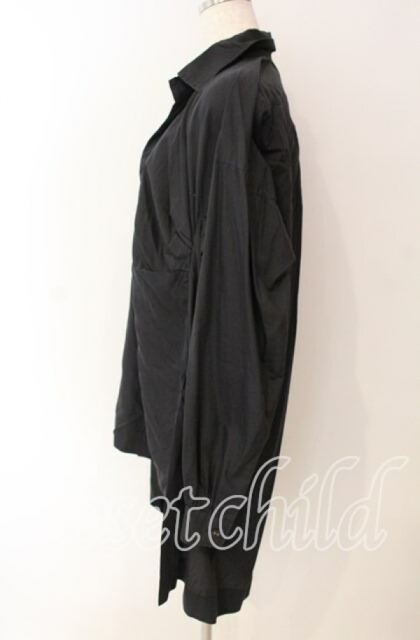 画像3: Worlds End 中古 / CHAOS変形シャツ  ブラック  O-25-09-21-085-bl-IG-OS (3)