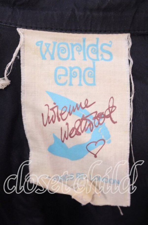 画像5: Worlds End 中古 / CHAOS変形シャツ  ブラック  O-25-09-21-085-bl-IG-OS (5)