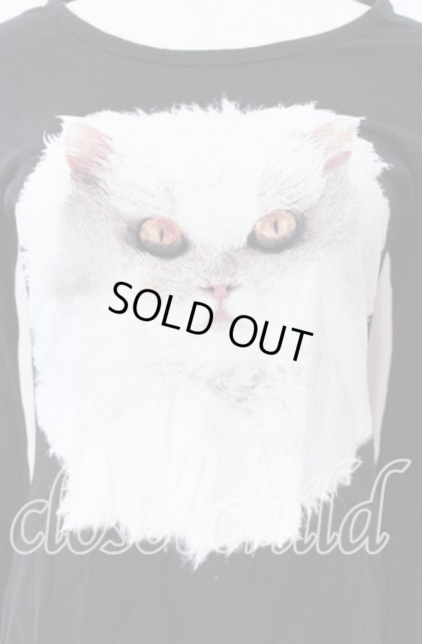 画像2: ヴィヴィアンウエストウッド 中古 / ペルシャプリントカットソー 2 ブラック  O-25-09-21-086-to-IG-OS (2)