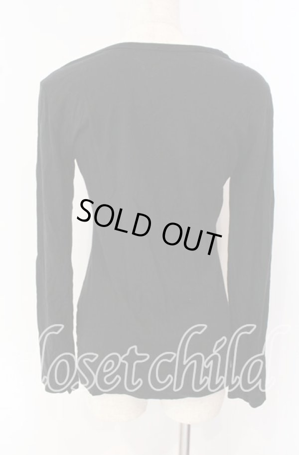 画像4: ヴィヴィアンウエストウッド 中古 / ペルシャプリントカットソー 2 ブラック  O-25-09-21-086-to-IG-OS (4)