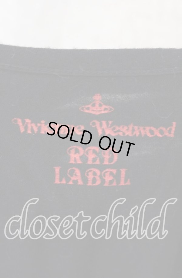 画像5: ヴィヴィアンウエストウッド 中古 / ペルシャプリントカットソー 2 ブラック  O-25-09-21-086-to-IG-OS (5)