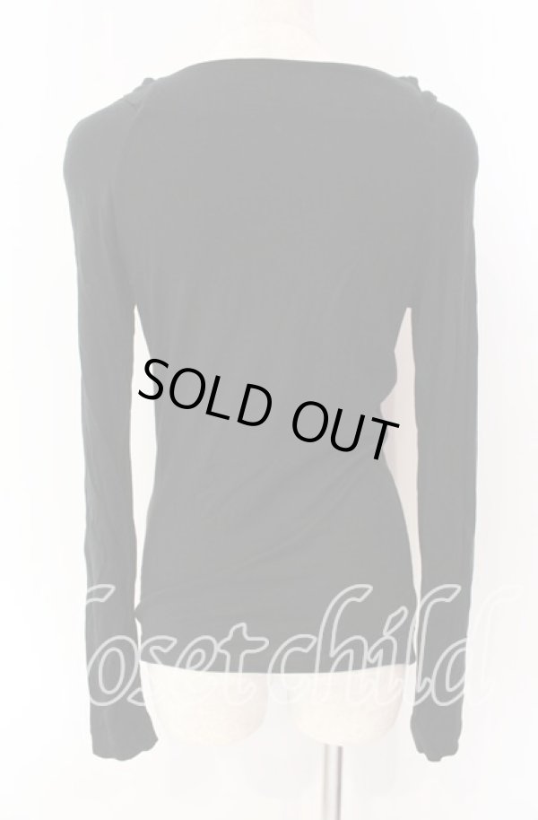 画像4: ヴィヴィアンウエストウッド 中古 / ストーンメゾンルーズネックカットソー 2 ブラック  O-25-09-21-087-to-IG-OS (4)