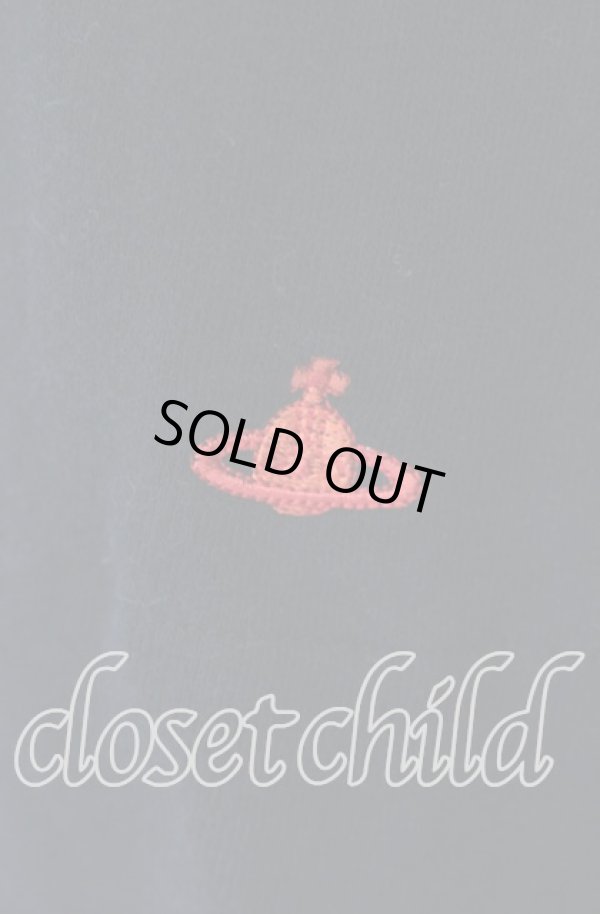 画像3: ヴィヴィアンウエストウッド 中古 / CHOICE 単色オーブ刺繍スクエアネックスウェットカーディガン 2 ブラック  O-25-09-21-088-to-IG-OS (3)