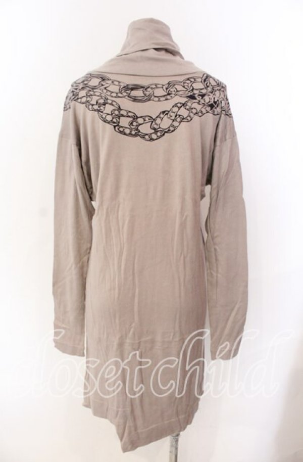 画像5: ヴィヴィアンウエストウッド 中古 / ネックレスプリントハイネックワンピース 2 ベージュ  O-25-09-21-009-op-IG-OS (5)