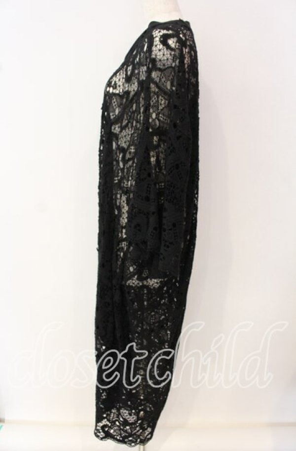 画像3: ヴィヴィアンウエストウッド 中古 / コットンオーブレースワンピース 00 ブラック  O-25-09-21-089-op-YM-OS (3)