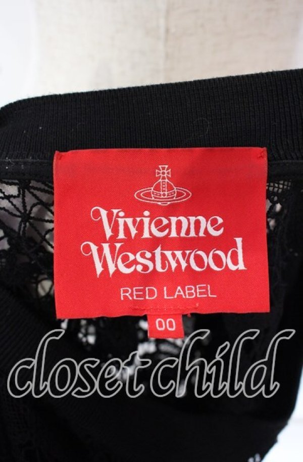 画像5: ヴィヴィアンウエストウッド 中古 / コットンオーブレースワンピース 00 ブラック  O-25-09-21-089-op-YM-OS (5)