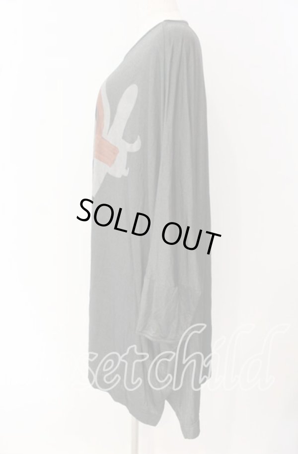 画像3: ANGLOMANIA 中古 / プリントビッグドルマンカットソー XS グレー  O-25-09-21-090-to-YM-ZH (3)