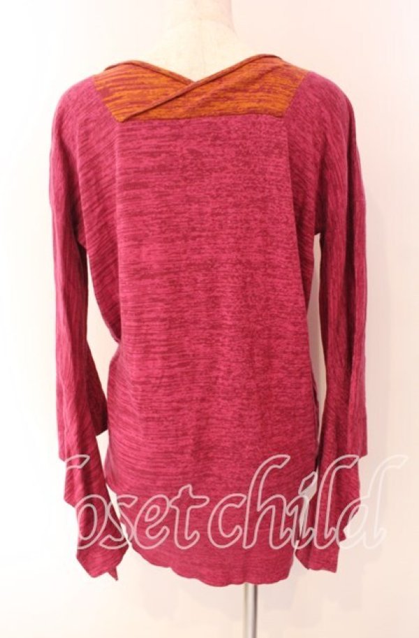 画像5: ヴィヴィアンウエストウッド 中古 / デビル袖アシンメトリースクエアカーディガン 2 パープル  O-25-09-21-091-to-YM-ZH (5)