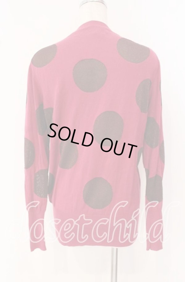 画像4: ヴィヴィアンウエストウッド 中古 / スポット柄カーディガン 2 パープル  O-25-09-21-092-to-YM-ZH (4)