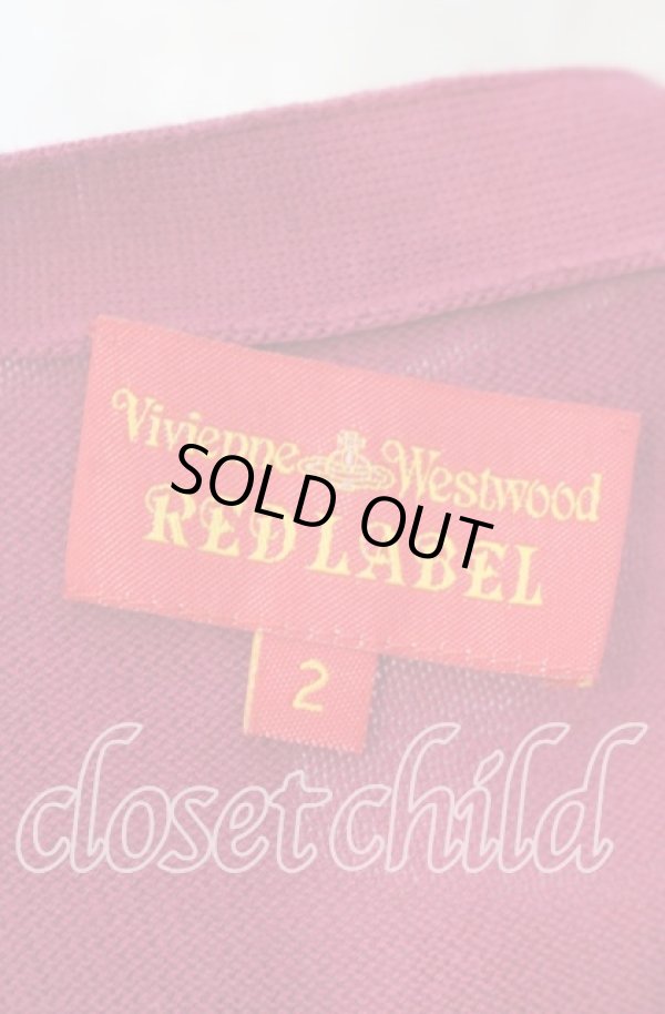 画像6: ヴィヴィアンウエストウッド 中古 / スポット柄カーディガン 2 パープル  O-25-09-21-092-to-YM-ZH (6)