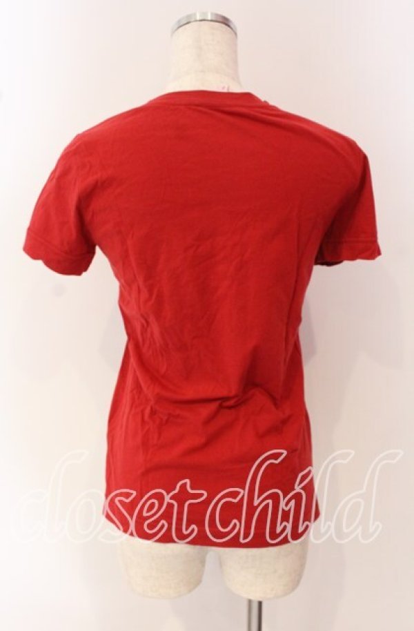 画像4: ヴィヴィアンウエストウッド 中古 / フレームプリントTシャツ 2 レッド×ゴールド  O-25-09-21-093-ts-IG-OS (4)