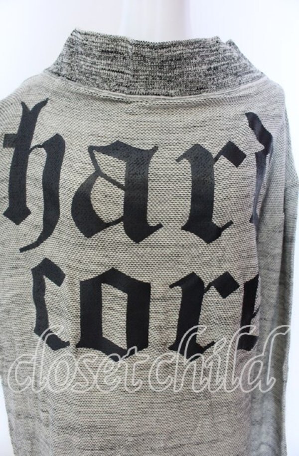 画像2: ANGLOMANIA 中古 / hard core プリントニットソー S/M グレー  O-25-09-21-010-to-IG-OS (2)