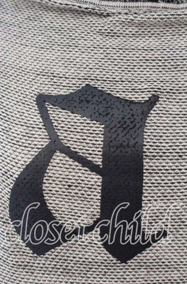 画像3: ANGLOMANIA 中古 / hard core プリントニットソー S/M グレー  O-25-09-21-010-to-IG-OS (3)