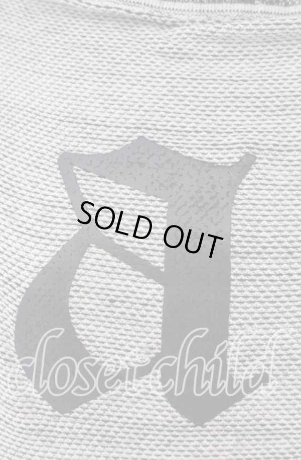 画像3: ANGLOMANIA 中古 / hard core プリントニットソー S/M グレー  O-25-09-21-010-to-IG-ZH (3)