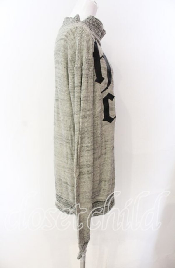 画像4: ANGLOMANIA 中古 / hard core プリントニットソー S/M グレー  O-25-09-21-010-to-IG-OS (4)