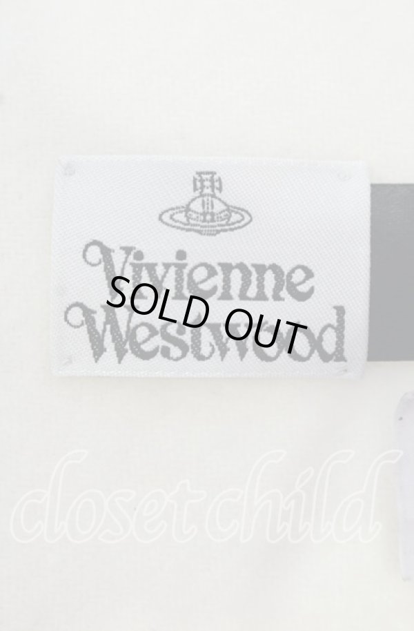 画像3: ヴィヴィアンウエストウッド 中古 / ロゴ刺繍マフラー  ホワイト  O-25-09-21-100-gd-YM-OS (3)