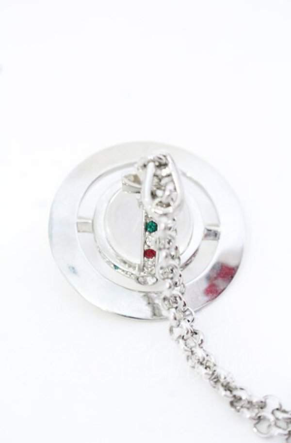 画像4: ヴィヴィアンウエストウッド 中古 / スモールオーブネックレス  シルバー  O-25-09-21-104-nl-YM-OS (4)