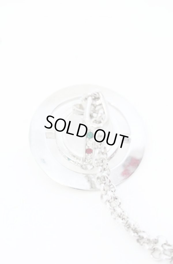 画像4: ヴィヴィアンウエストウッド 中古 / スモールオーブネックレス  シルバー  O-25-09-21-104-nl-YM-OS (4)