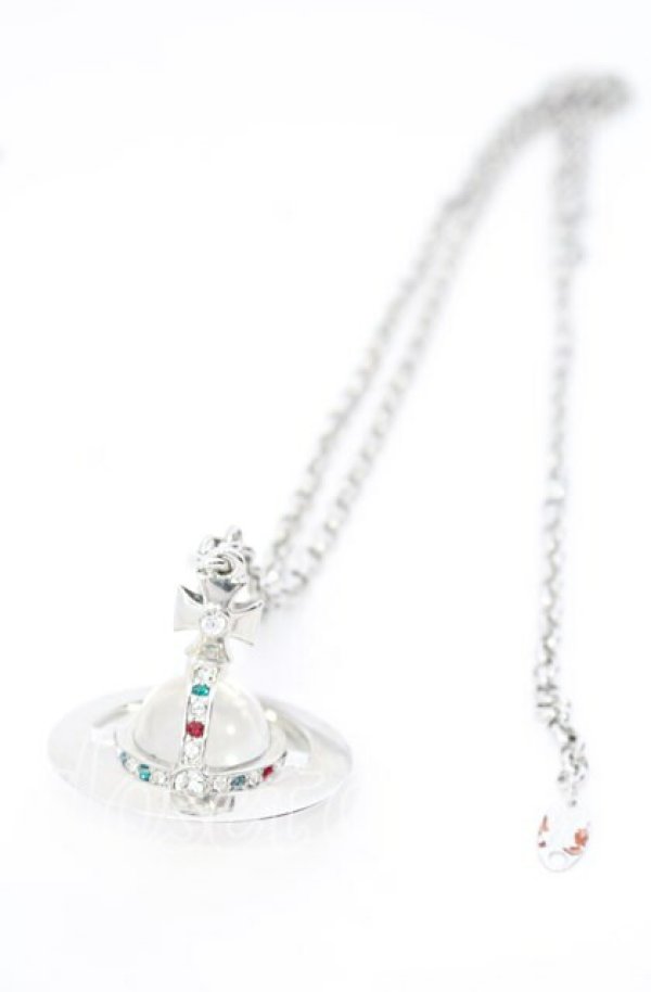 画像6: ヴィヴィアンウエストウッド 中古 / スモールオーブネックレス  シルバー  O-25-09-21-104-nl-YM-OS (6)