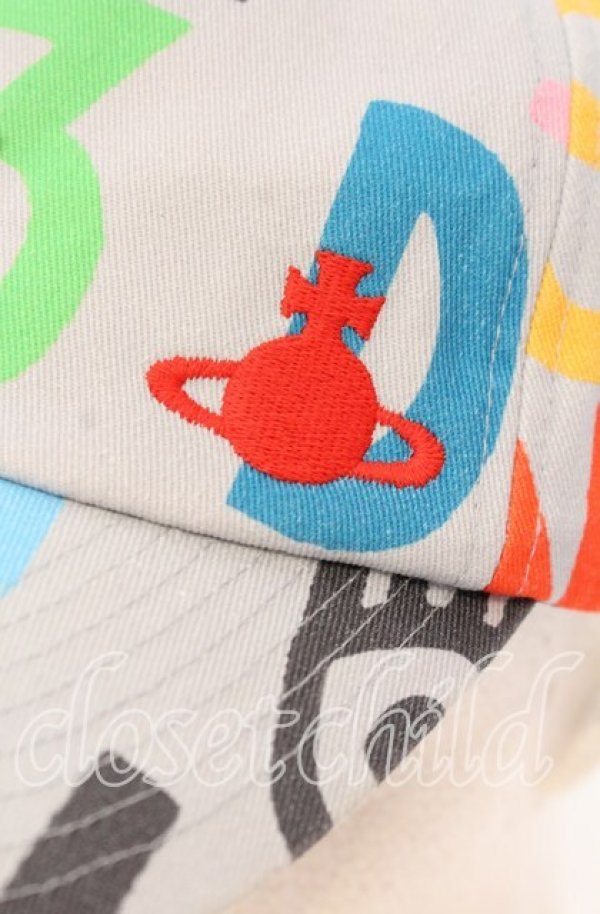 画像2: ヴィヴィアンウエストウッド 中古 / POSTCODES キャップ  グレー  O-25-09-21-113-ha-YM-OS (2)