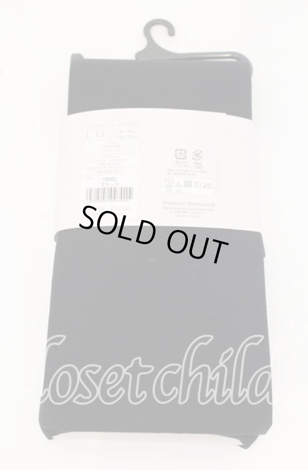 画像3: ヴィヴィアンウエストウッド 中古 / スクリブルオーブスターレギンス10分丈 L〜LL ブラック  O-25-09-21-115-gd-IG-ZH (3)