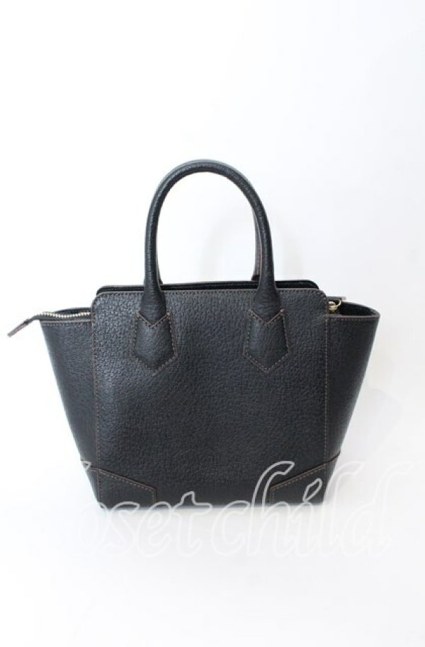 画像4: ヴィヴィアンウエストウッド 中古 / EXECUTIVE2トートバッグ  ブラック（ブラウン）  O-25-09-21-123-ba-YM-OS (4)