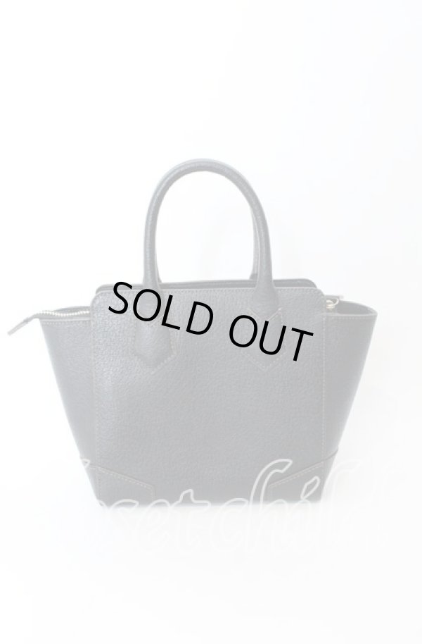 画像4: ヴィヴィアンウエストウッド 中古 / EXECUTIVE2トートバッグ  ブラック（ブラウン）  O-25-09-21-123-ba-YM-OS (4)