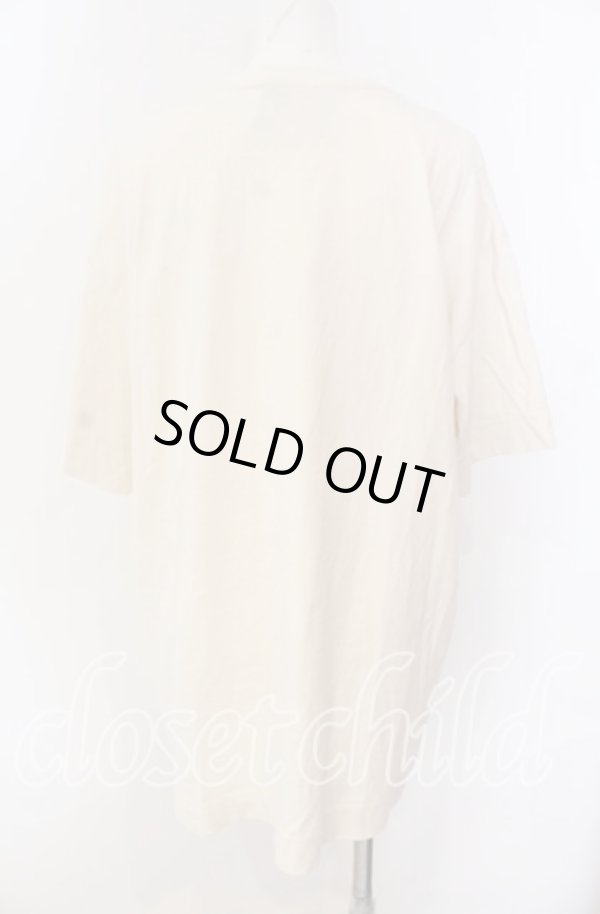 画像5: ヴィヴィアンウエストウッド 中古 / 14/1BD天竺SKULL PATCHオーバーサイズTシャツ 00 アイボリー  O-25-09-21-013-ts-YM-ZH (5)