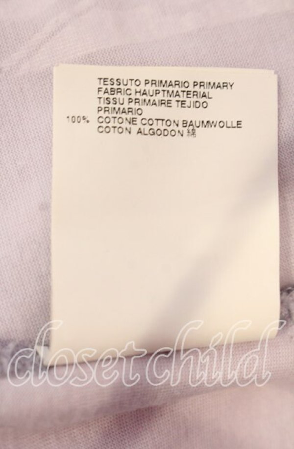 画像6: ヴィヴィアンウエストウッド 中古 / サティアフレームフラワーTシャツ M ラベンダー  O-25-09-28-020-ts-YM-ZH (6)