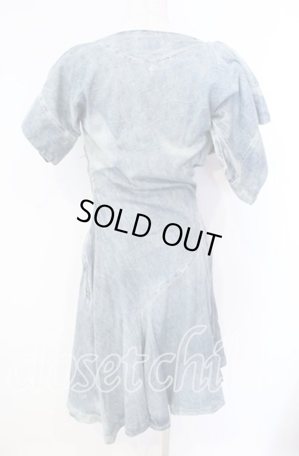 画像4: ヴィヴィアンウエストウッド Anglomania and Lee 中古 / ANNOUNCEMENT DRESS（アナウンスメントドレス） M インディゴ  O-25-09-28-021-op-YM-OS (4)