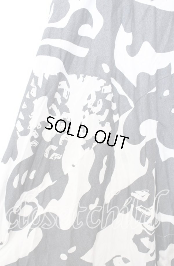 画像2: ヴィヴィアンウエストウッド 中古 / ブロケードイレヘムスカート 40 ホワイトｘグレー  O-25-09-28-024-sk-YM-ZH (2)