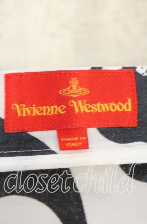 画像5: ヴィヴィアンウエストウッド 中古 / ブロケードイレヘムスカート 40 ホワイトｘグレー  O-25-09-28-024-sk-YM-OS (5)