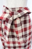 画像2: ANGLOMANIA 中古 / Blanket スカート 40 レッドｘベージュ  O-25-09-28-025-sk-YM-OS (2)