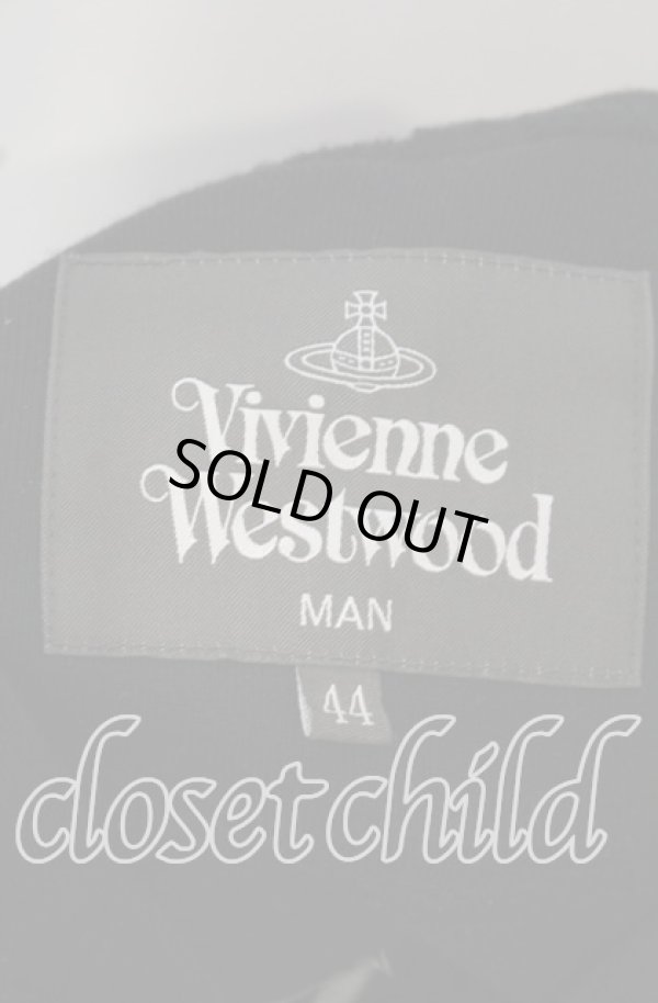 画像5: ヴィヴィアンウエストウッド MAN 中古 / CHENILLE ORB ジップパーカー 44 ブラック  O-25-09-28-003-to-YM-ZH (5)