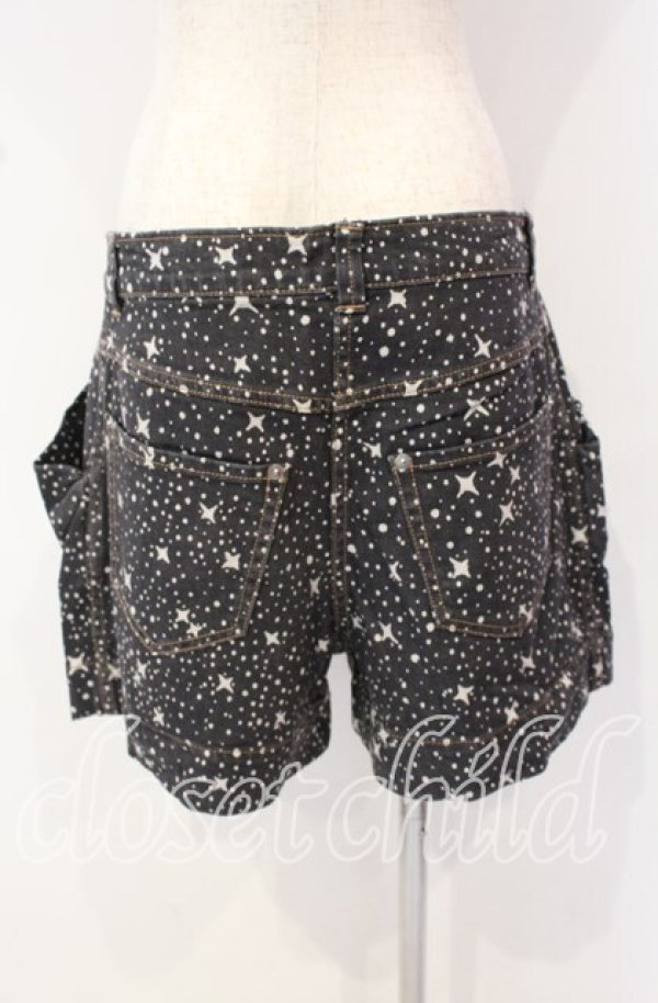 画像4: ヴィヴィアンウエストウッド 中古 / ミルキーウェイデニムショートパンツ 3 グレー  O-25-09-28-029-pa-IG-OS (4)
