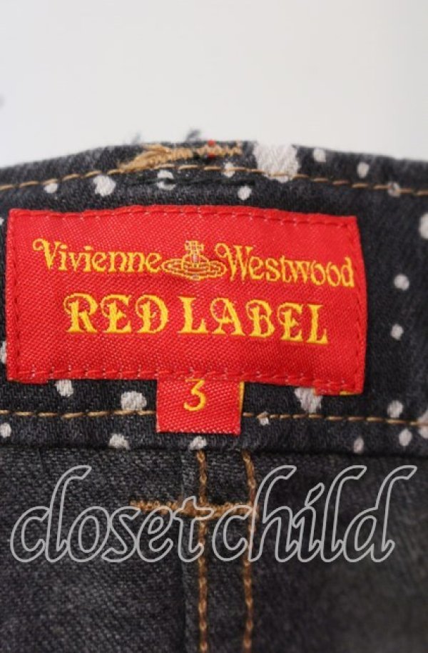 画像5: ヴィヴィアンウエストウッド 中古 / ミルキーウェイデニムショートパンツ 3 グレー  O-25-09-28-029-pa-IG-OS (5)