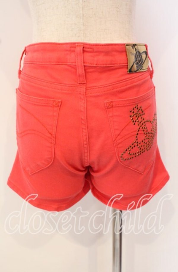 画像5: ヴィヴィアンウエストウッド Anglomania and Lee 中古 / LOVELOCK SHORTS（ラブロックショーツ）  アカ  O-25-09-28-030-pa-IG-ZH (5)