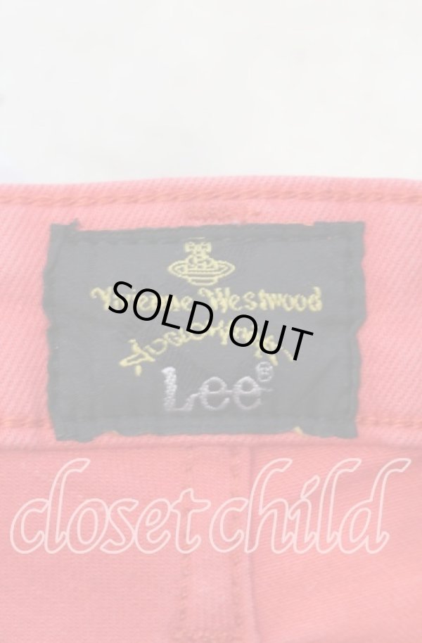 画像7: ヴィヴィアンウエストウッド Anglomania and Lee 中古 / LOVELOCK SHORTS（ラブロックショーツ）  アカ  O-25-09-28-030-pa-IG-ZH (7)
