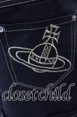 画像6: ヴィヴィアンウエストウッド 中古 / オーブ刺繍ショートパンツ 2 ブラック  O-25-09-28-031-pa-YM-OS (6)