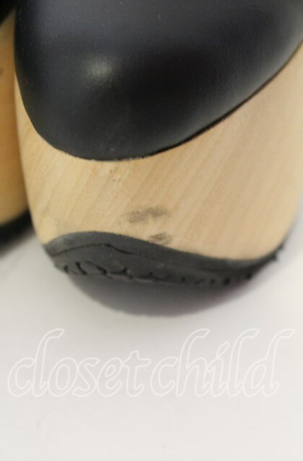 画像3: Worlds End 中古 / Rocking Horse Shoe Ballerina（ロッキンホースシューズバレリーナ） 3（22cm） ブラックｘナチュラル  O-25-09-28-038-sh-YM-OS (3)