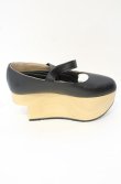 画像6: Worlds End 中古 / Rocking Horse Shoe Ballerina（ロッキンホースシューズバレリーナ） 3（22cm） ブラックｘナチュラル  O-25-09-28-038-sh-YM-OS (6)