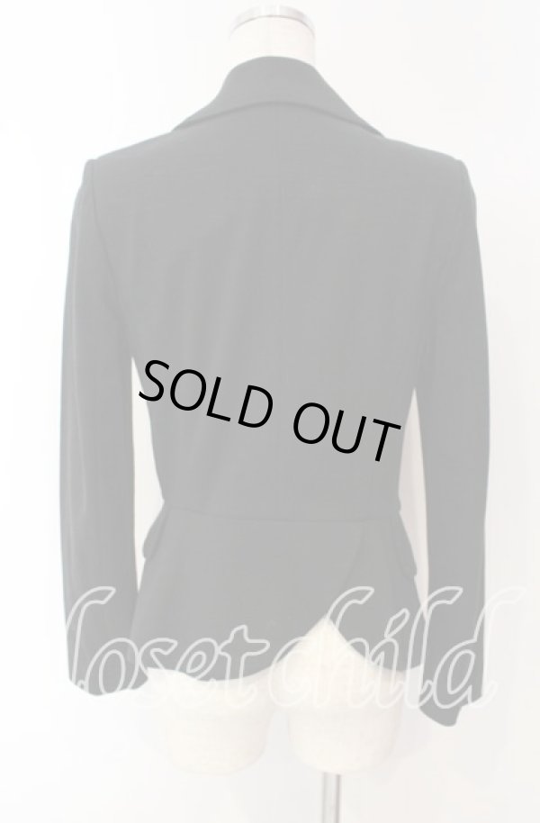 画像4: ヴィヴィアンウエストウッド 中古 / アシンメトリーテーラードジャケット 2 ブラック  O-25-09-28-006-jc-YM-OS (4)