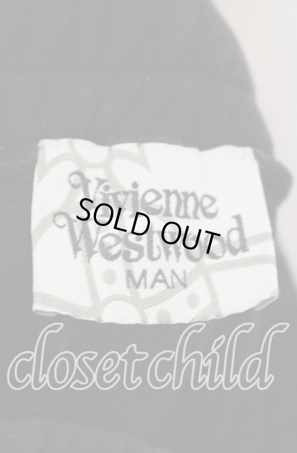 画像4: ヴィヴィアンウエストウッド MAN 中古 / CHIRIPA DRAPE TROUSERS トラウザーズパンツ F ブラック  O-25-09-28-001-pa-YM-OS (4)