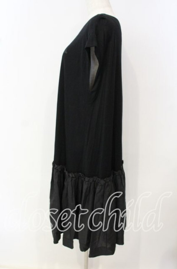 画像3: ヴィヴィアンウエストウッド 中古 / ワイドカットノースリーブ切リ替エワンピース 2 ブラック  O-25-09-28-009-op-YM-OS (3)