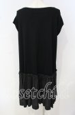画像4: ヴィヴィアンウエストウッド 中古 / ワイドカットノースリーブ切リ替エワンピース 2 ブラック  O-25-09-28-009-op-YM-OS (4)