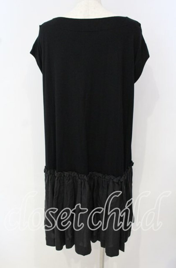 画像4: ヴィヴィアンウエストウッド 中古 / ワイドカットノースリーブ切リ替エワンピース 2 ブラック  O-25-09-28-009-op-YM-OS (4)